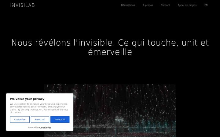 Screenshot of invisi-lab.com
