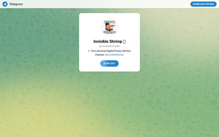 Screenshot of invisibleshrimp.su