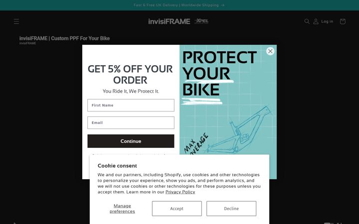 Screenshot of invisiframe.co.uk