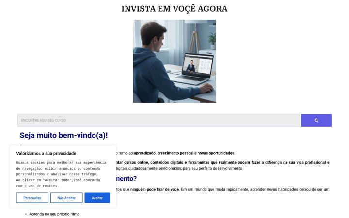 Screenshot of invistaemvoceagora.com