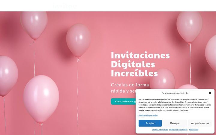 Screenshot of invitae.es