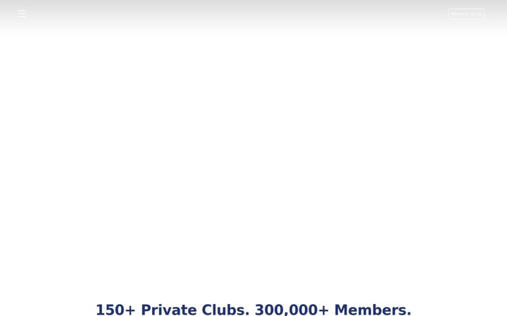 Screenshot of invitedclubs.com
