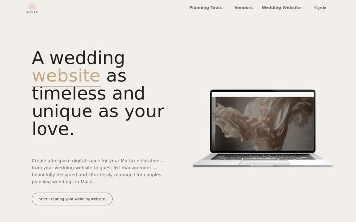 Screenshot of invitii.com