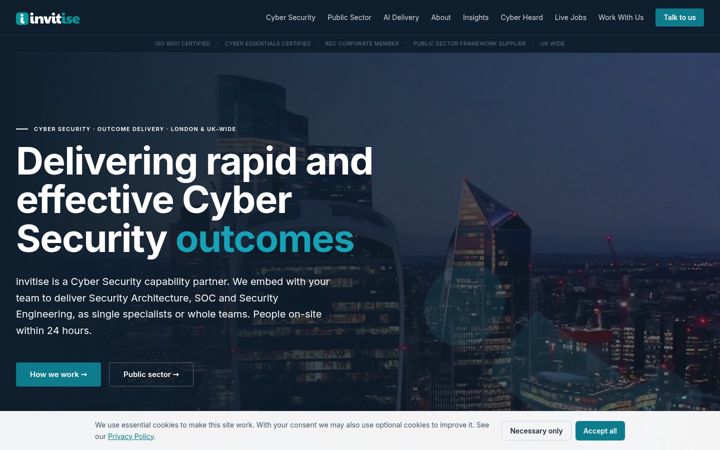 Screenshot of invitise.com