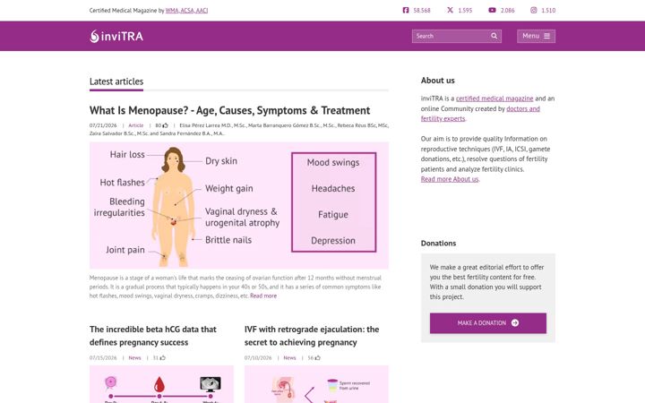 Screenshot of invitra.com