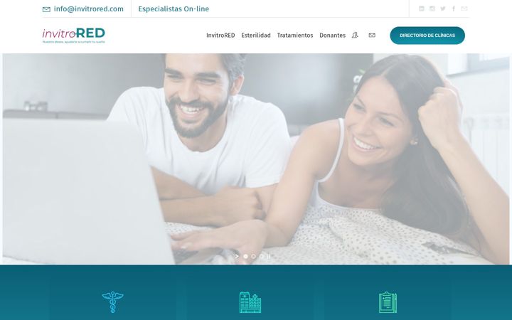 Screenshot of invitrored.com