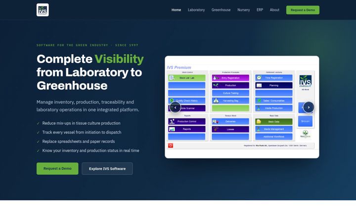 Screenshot of invitrosoft.com
