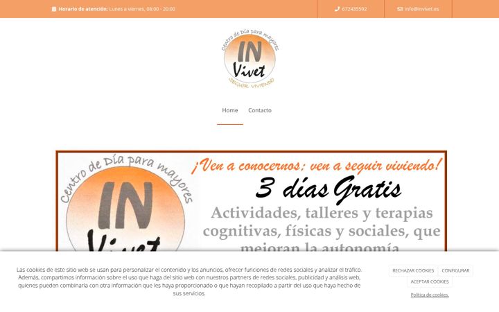 Screenshot of invivet.es