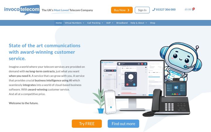 Screenshot of invoco.net