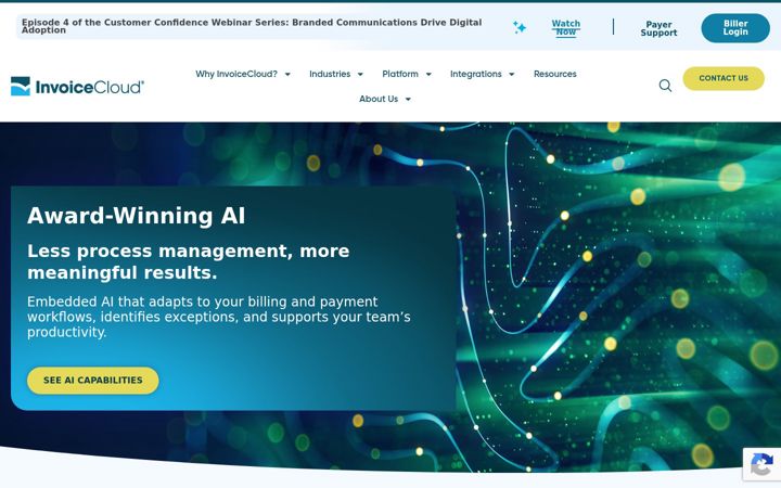 Screenshot of invoicecloud.net