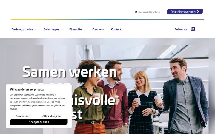 Screenshot of involon.nl