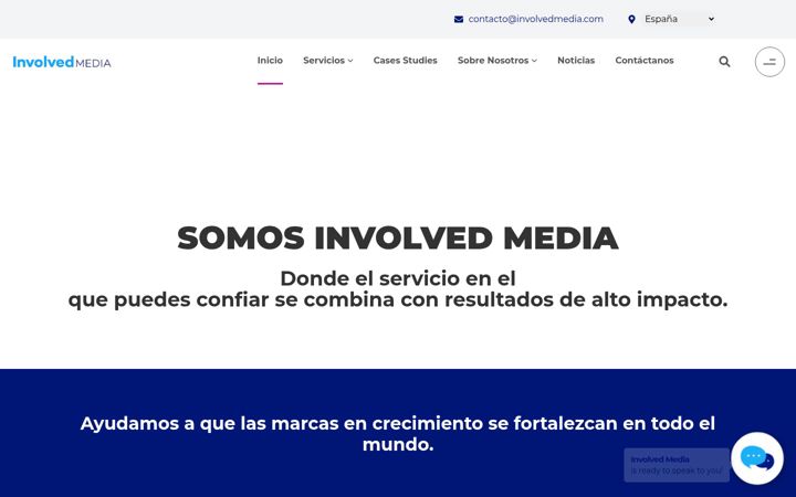 Screenshot of involvedmedia.es