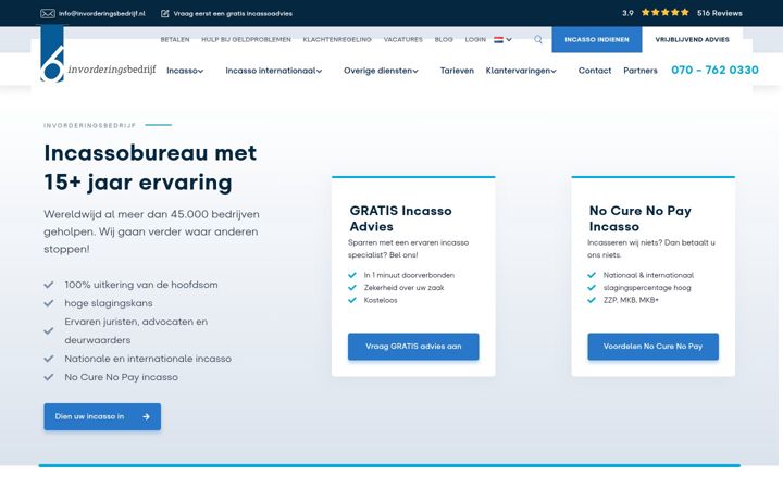 Screenshot of invorderingsbedrijf.nl