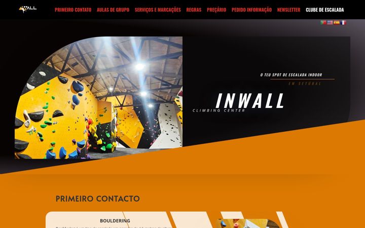Screenshot di inwallclimbing.pt