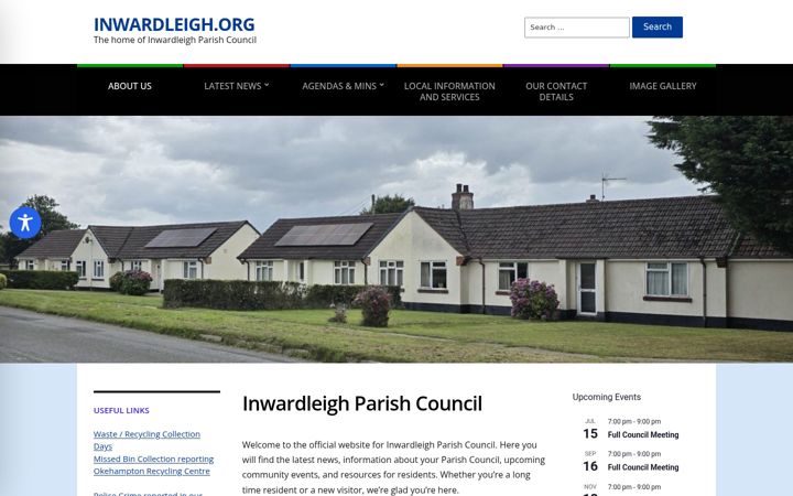 Screenshot of inwardleigh.org