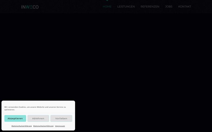 Screenshot of inweco.de