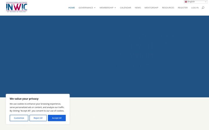 Screenshot of inwic.org