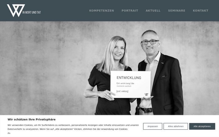 Screenshot of inwortundtat.ch