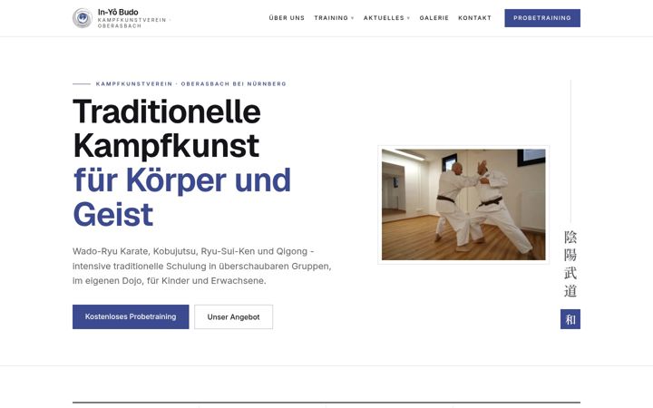 Screenshot of inyobudo.de