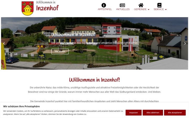 Screenshot of inzenhof.at