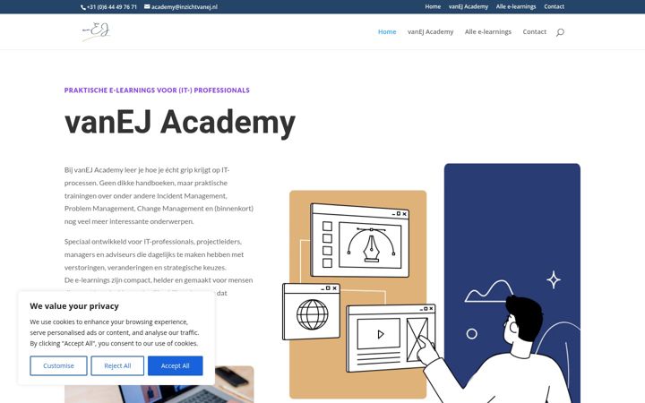 Screenshot of inzichtvanej.nl