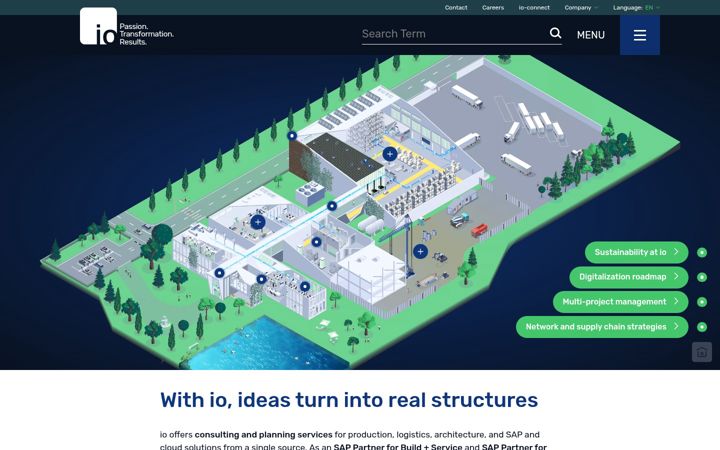 Screenshot of io-consultants.com