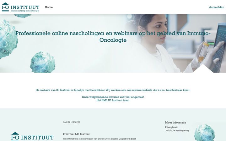 Screenshot of io-instituut.nl