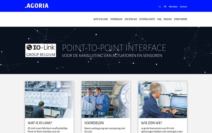 Screenshot of io-link.be