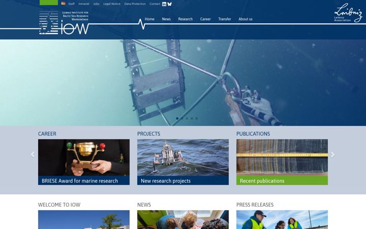 Screenshot of io-warnemuende.de