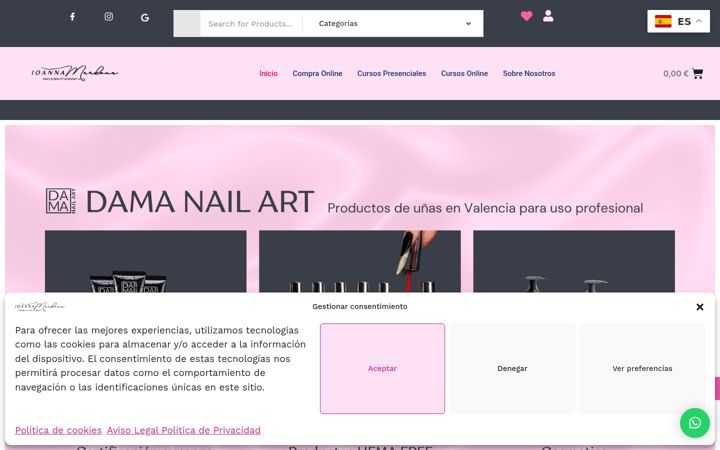 Screenshot of ioannamarkova.com