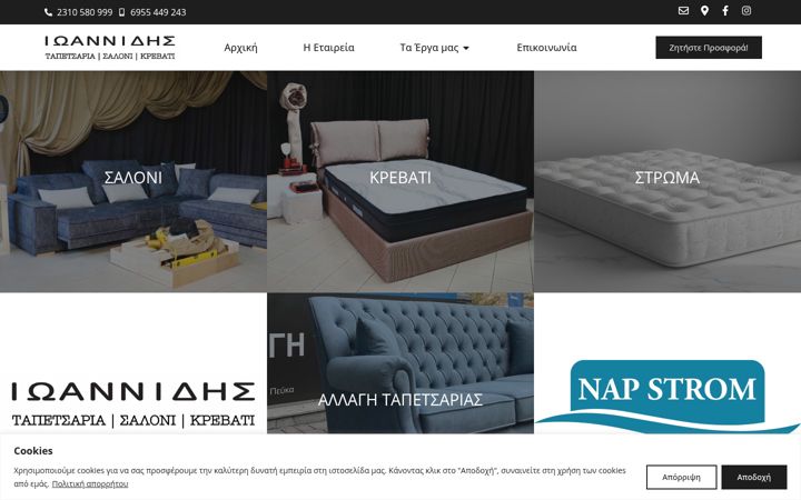 Screenshot of ioannidis-saloni.gr