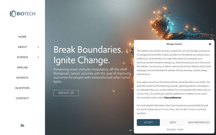 Screenshot of iobiotech.com