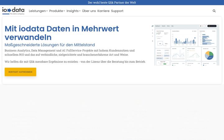 Screenshot of iodata.de