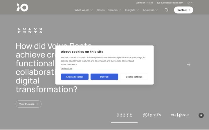 Screenshot von iodigital.com