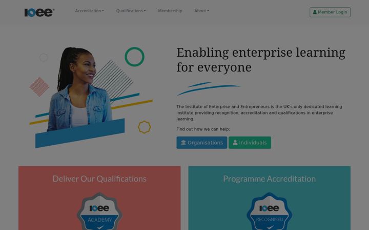 Screenshot of ioee.org.uk
