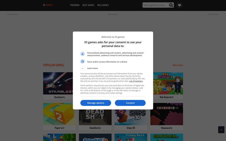 Screenshot of iogames.onl