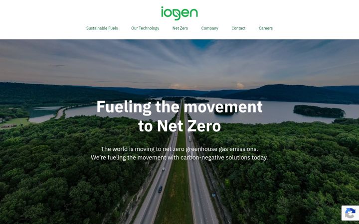 Screenshot of iogen.com