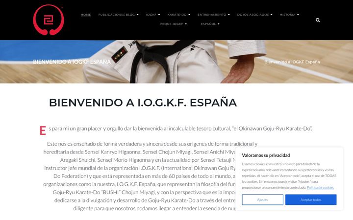 Screenshot of iogkfspain.com