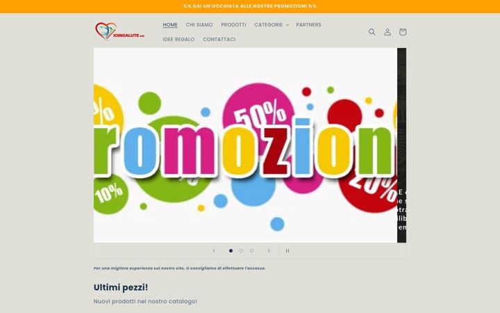 Screenshot of ioinsalute.com