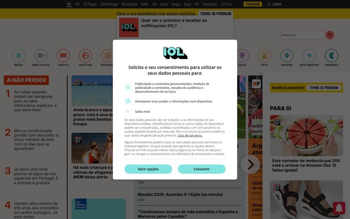 Ekrānuzņēmums no iol.pt