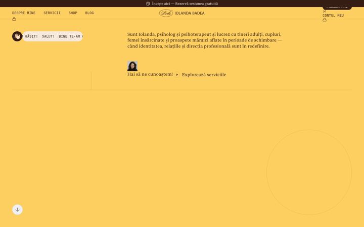 Screenshot of iolandabadea.com