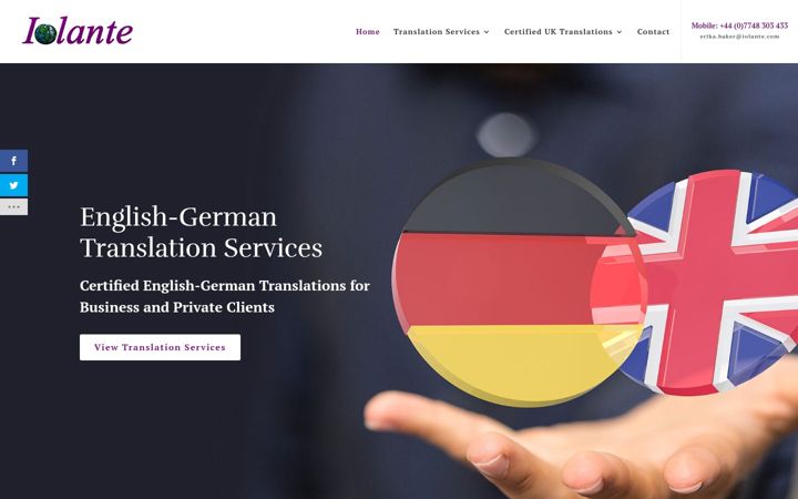 Screenshot of iolante.com