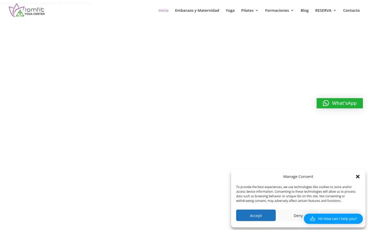 Screenshot of iomfityogamalaga.es