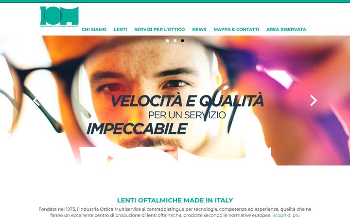 Screenshot of iomsrl.it