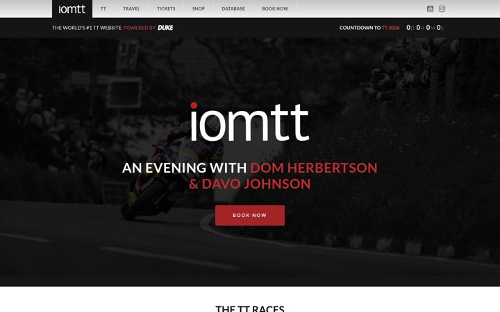 Screenshot of iomtt.com
