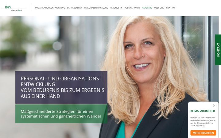 Screenshot of ion-international.de