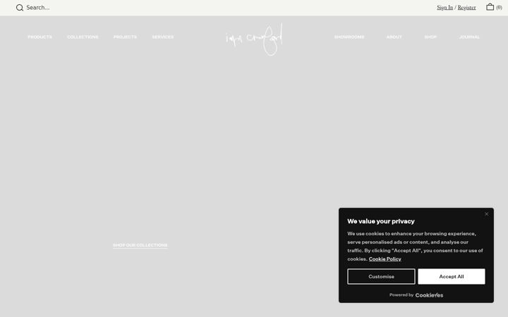 Screenshot of ionacrawford.com