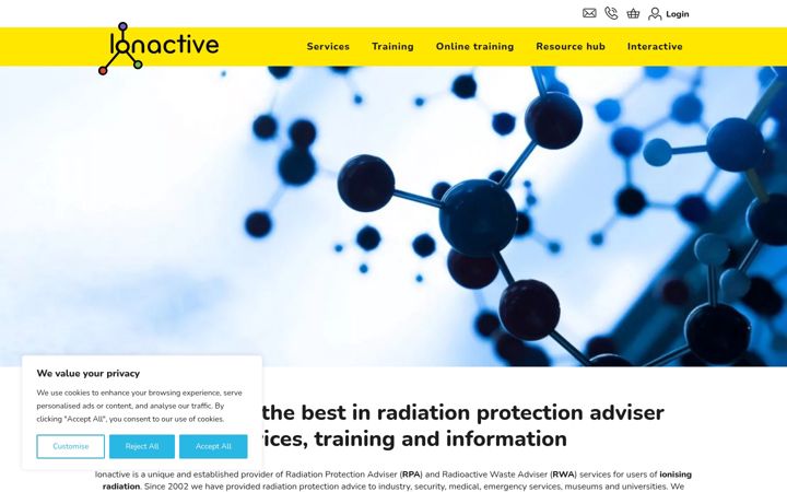 Screenshot of ionactive.co.uk