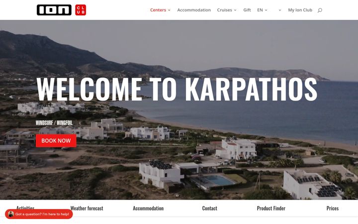 Screenshot of ionclubkarpathos.com