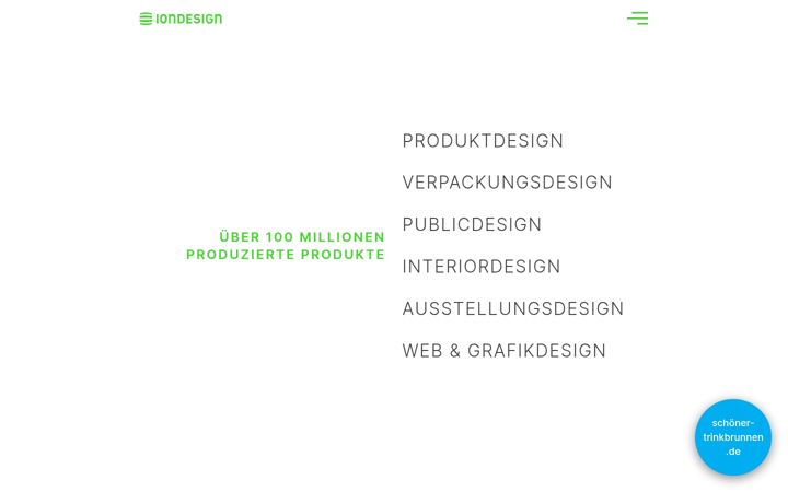 Screenshot of iondesign.de